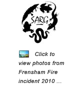 S.A.R.G. link to Frensham Fire photos - logo