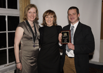 Photo 1 / 1 - GPME accepting the Greenest Business Award 2010