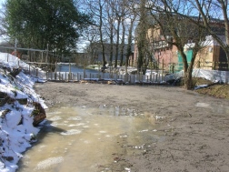 Photo 1 / 2 - Infill Bund on 130312 snow delays.