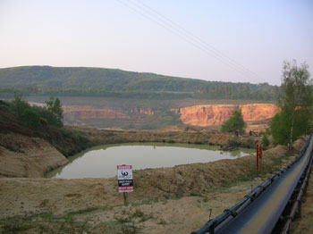 Proposed landfill site, in South East